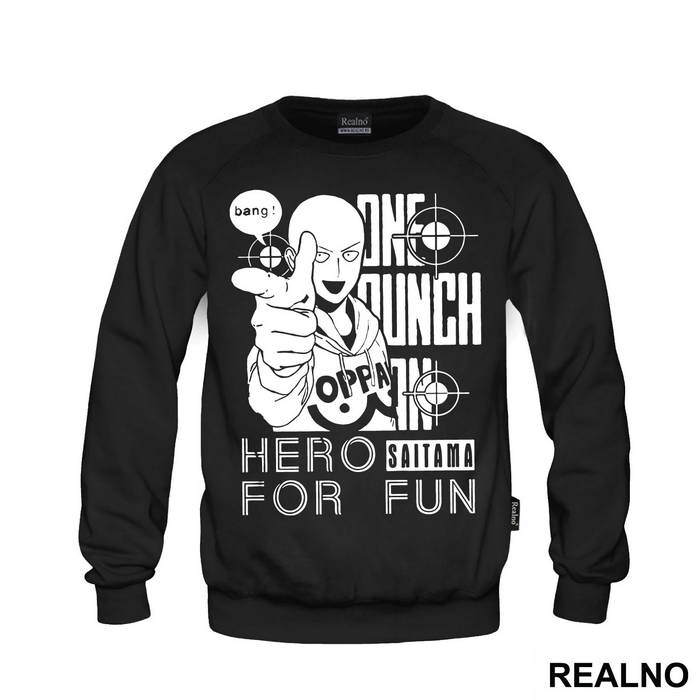 Hero For Fun Saitama - One Punch Man - Majica