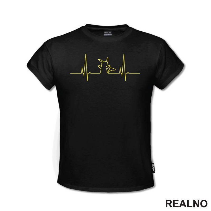 Heart Beat Pikachu - Pokemon - Majica