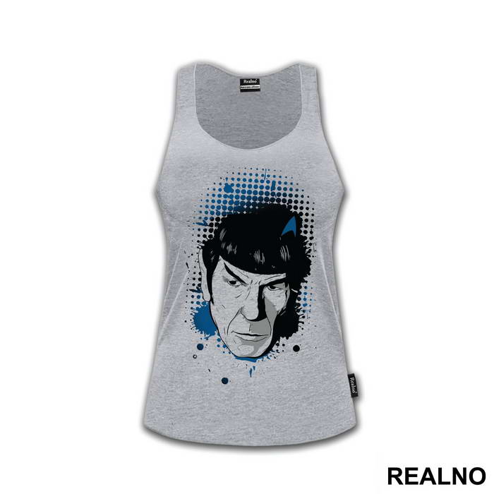 Spock - Blue Dots - Star Trek - Majica