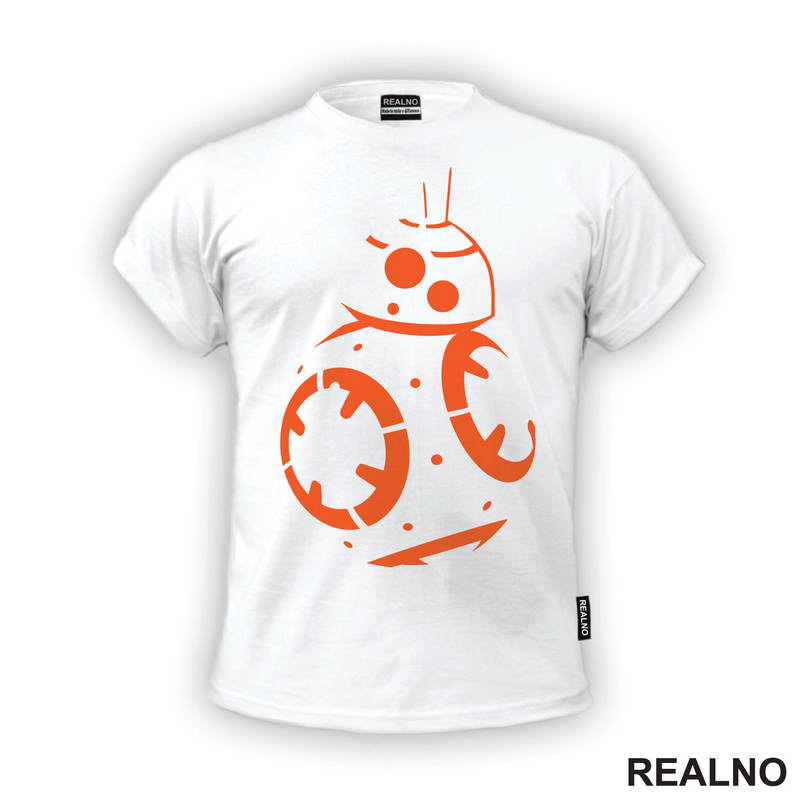 BB - 8 Orange Lines - Star Wars - Majica