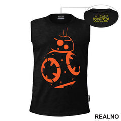 BB - 8 Orange Lines - Star Wars - Majica