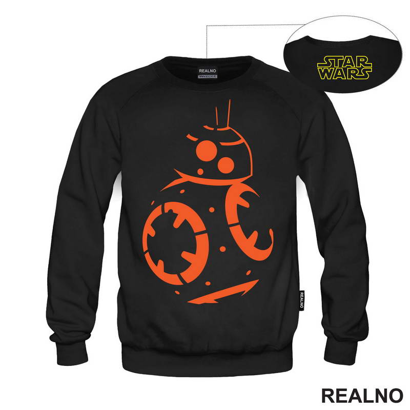 BB - 8 Orange Lines - Star Wars - Majica