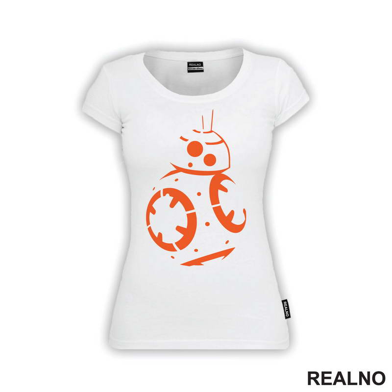 BB - 8 Orange Lines - Star Wars - Majica