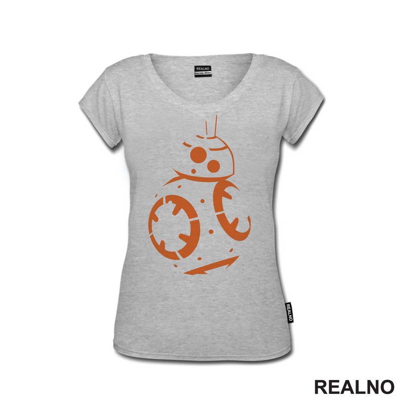 BB - 8 Orange Lines - Star Wars - Majica