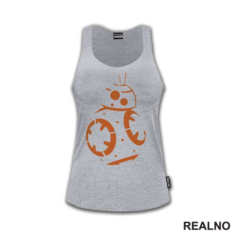 BB - 8 Orange Lines - Star Wars - Majica