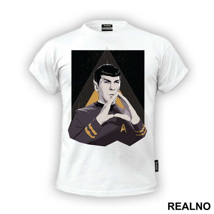 Spock - Orange - Star Trek - Majica