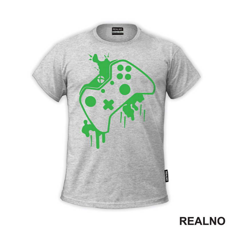 Green Joystick - Gamer - Geek - Majica