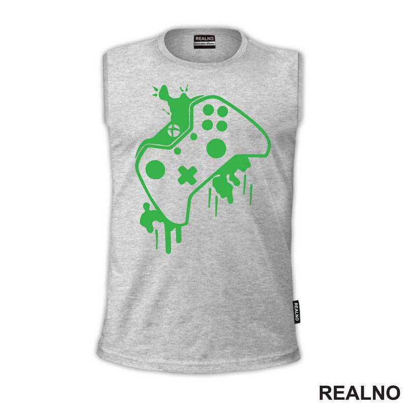 Green Joystick - Gamer - Geek - Majica