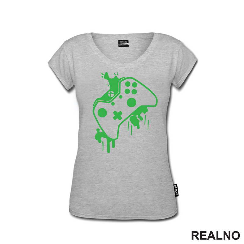Green Joystick - Gamer - Geek - Majica
