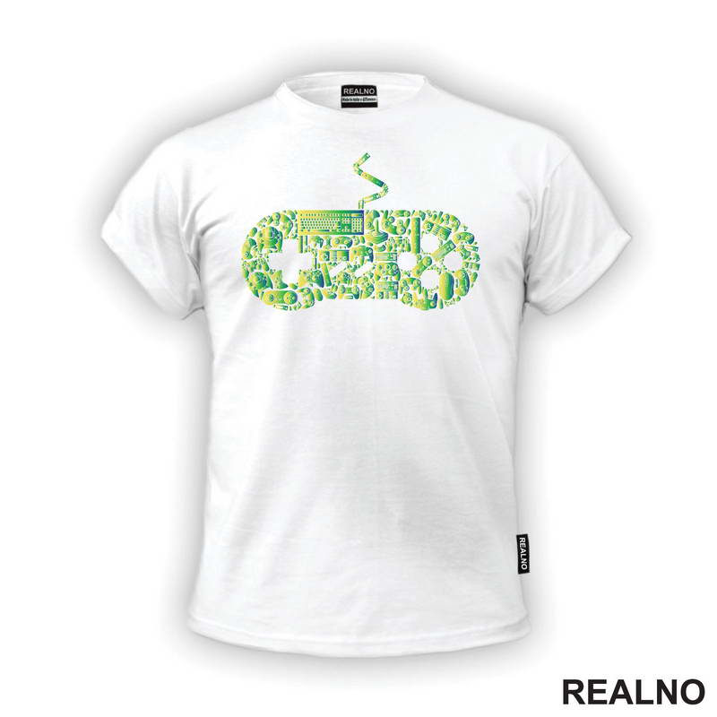 Joystick - Green - Geek - Majica