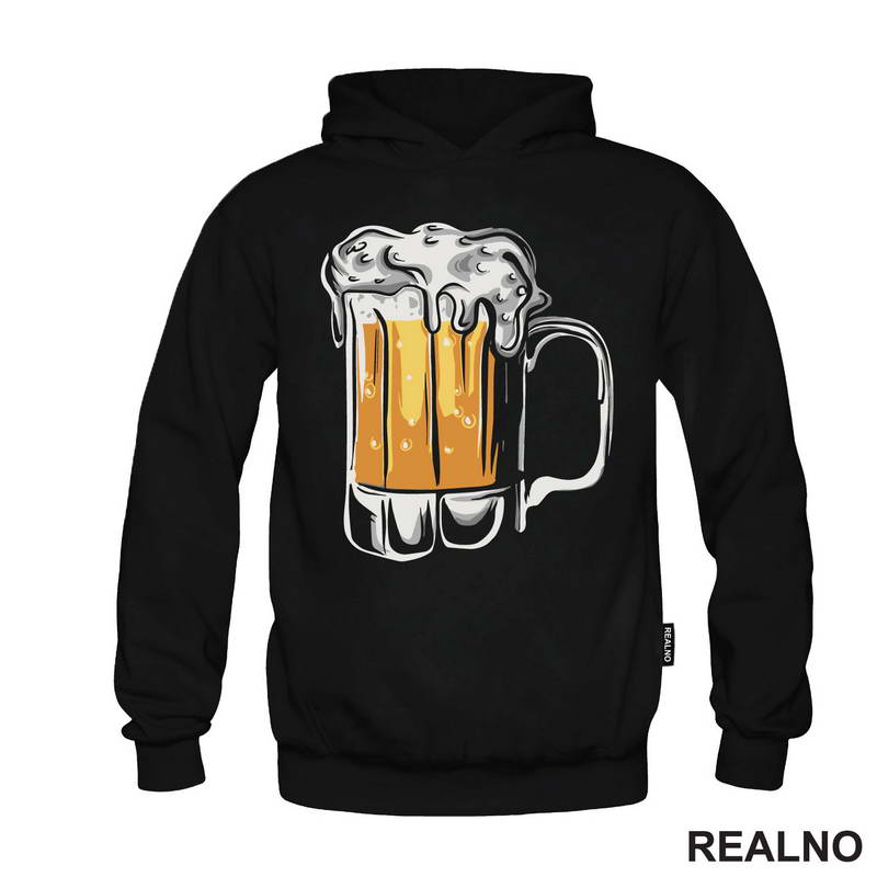 Beer Mug - Drawing - Humor - Majica