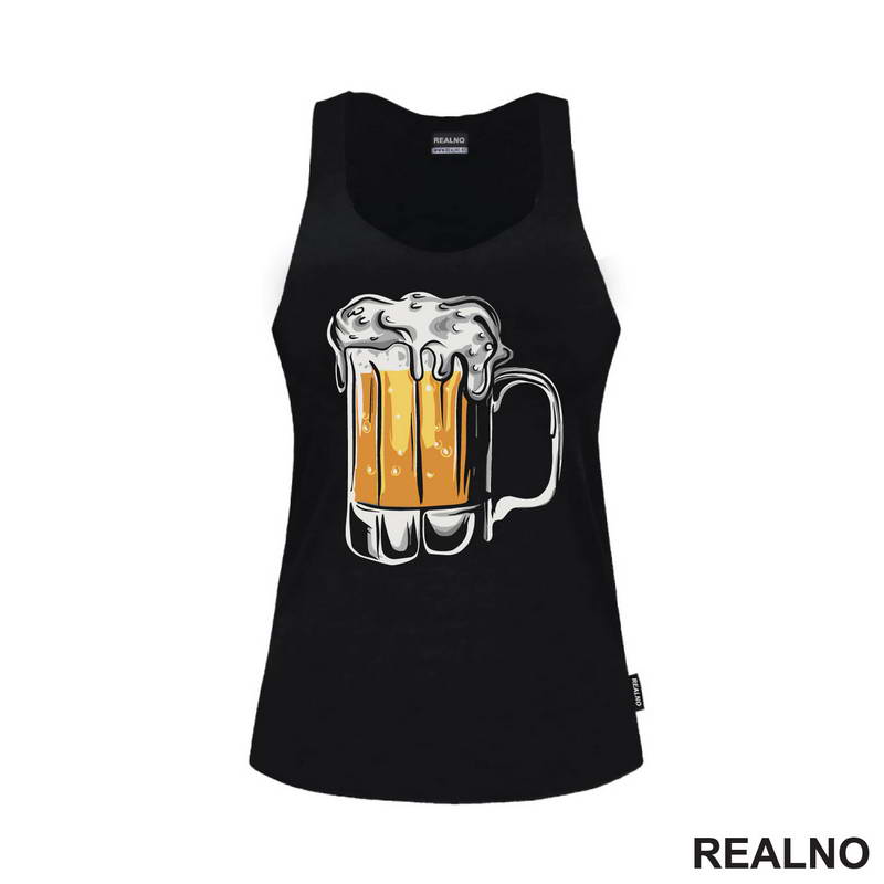 Beer Mug - Drawing - Humor - Majica
