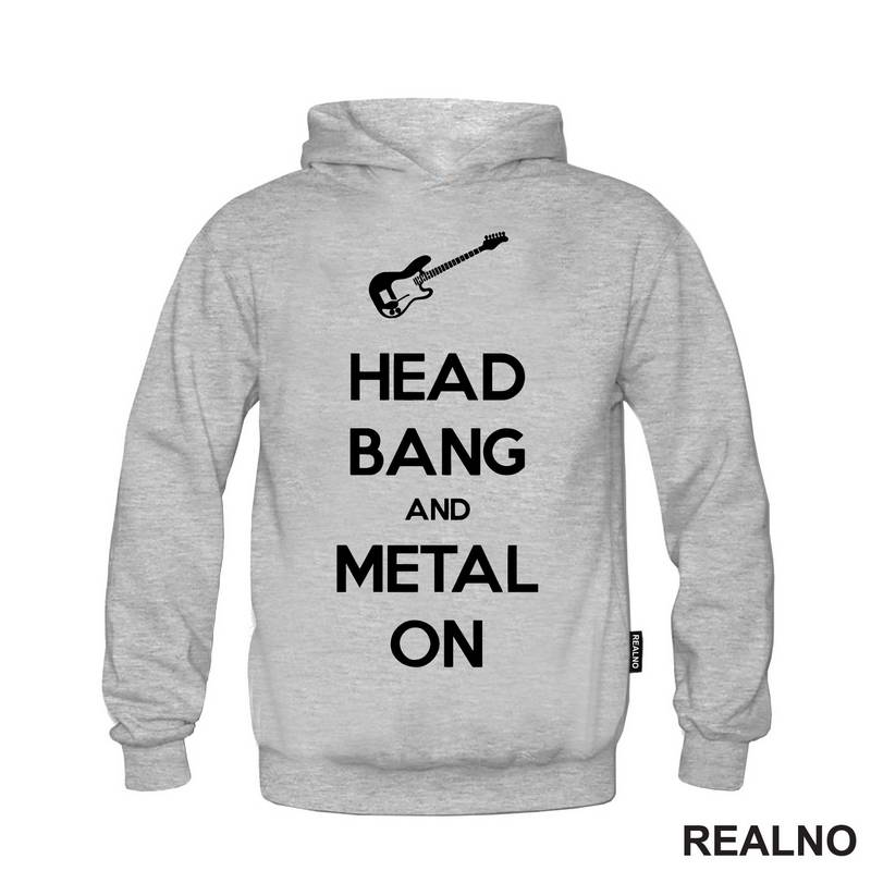 Head Bang and Metal On - Muzika - Majica