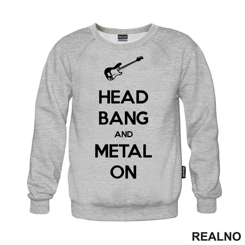 Head Bang and Metal On - Muzika - Majica