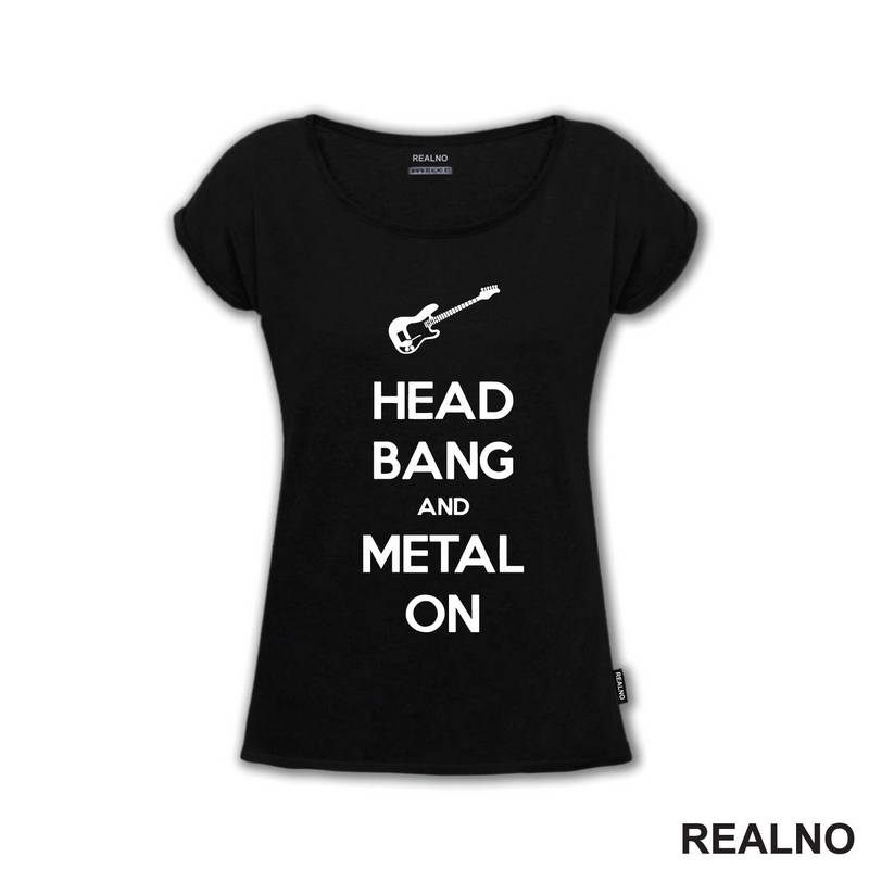 Head Bang and Metal On - Muzika - Majica