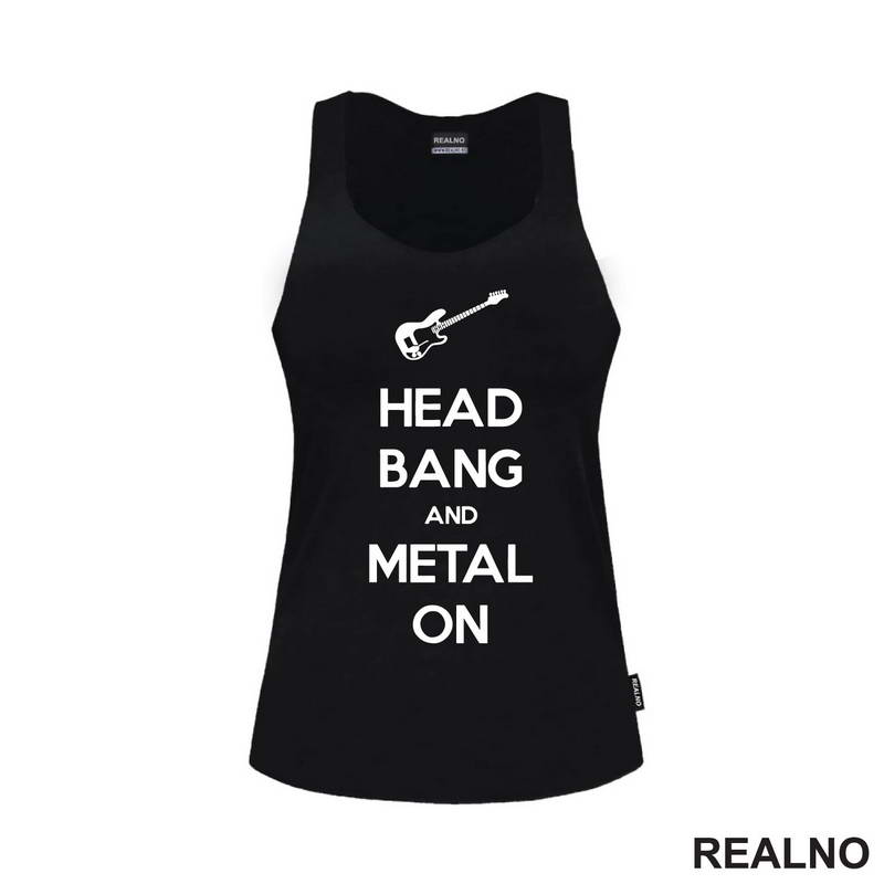 Head Bang and Metal On - Muzika - Majica