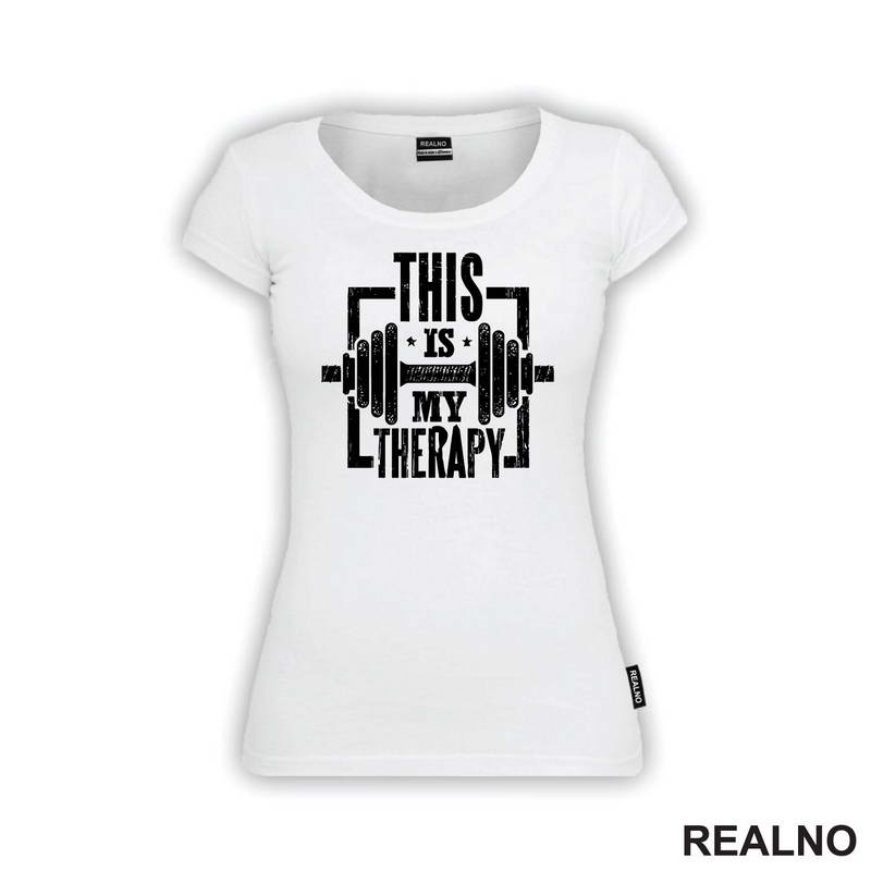 This is My Therapy - Gym - Trening - Majica