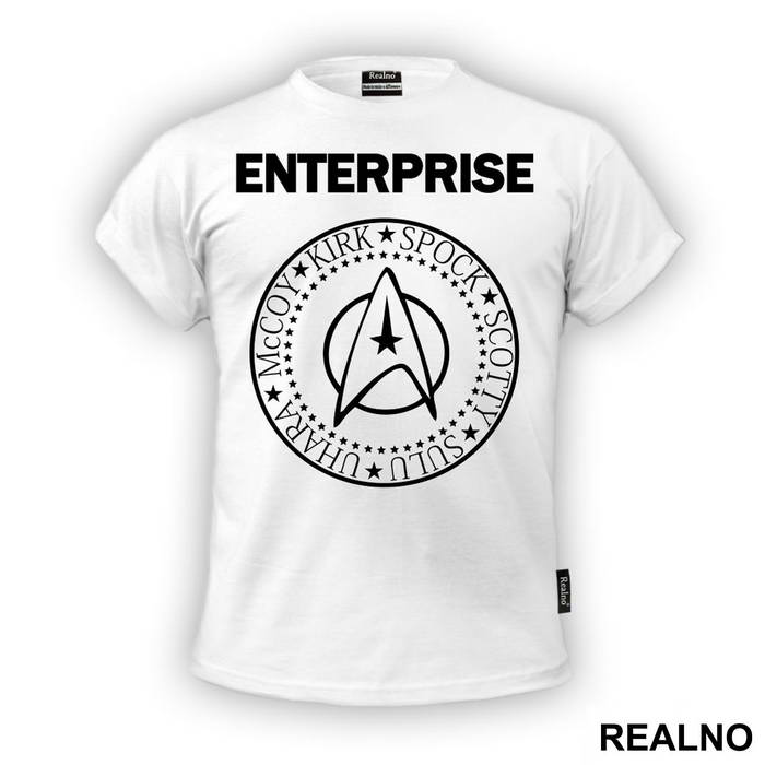 Enterprise - Ramones - Star Trek - Majica