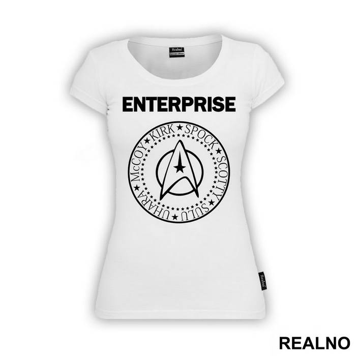 Enterprise - Ramones - Star Trek - Majica