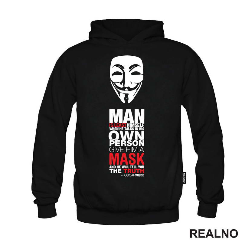Give Him A Mask - Oscar Wilde - V for Vendetta - Filmovi - Majica