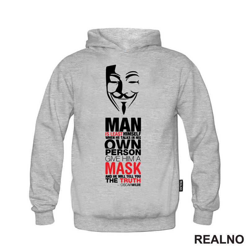 Give Him A Mask - Oscar Wilde - V for Vendetta - Filmovi - Majica