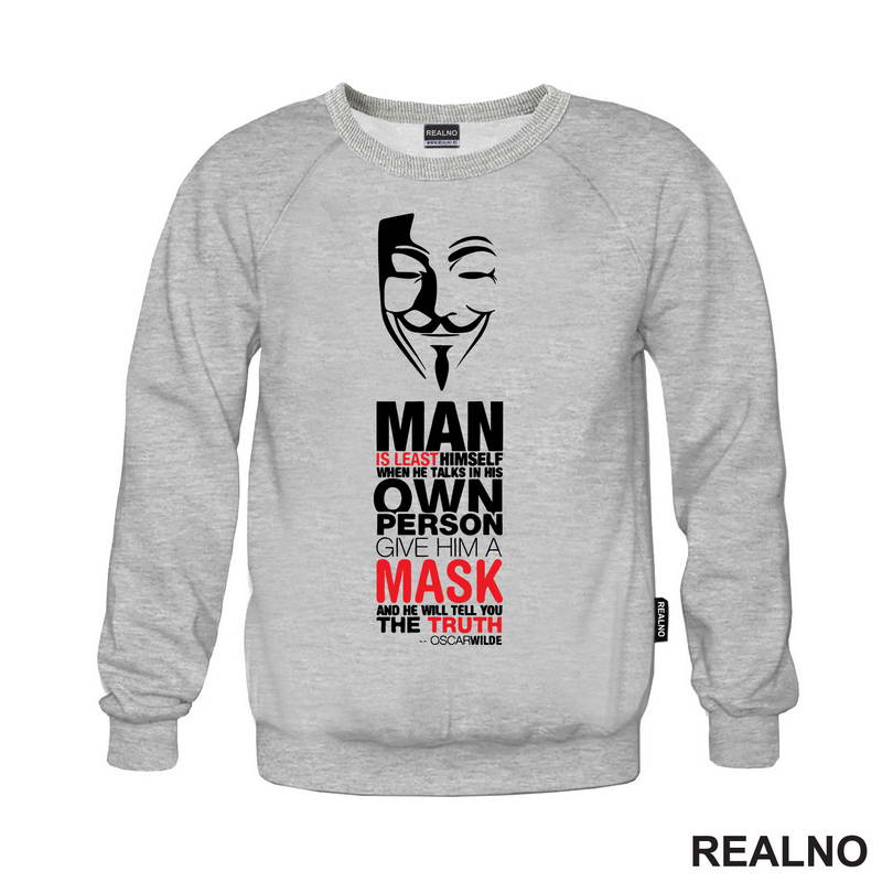 Give Him A Mask - Oscar Wilde - V for Vendetta - Filmovi - Majica