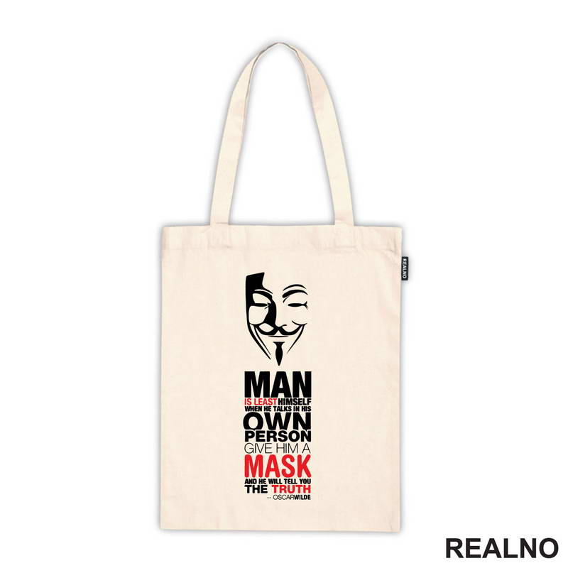 Give Him A Mask - Oscar Wilde - V for Vendetta - Filmovi - Majica