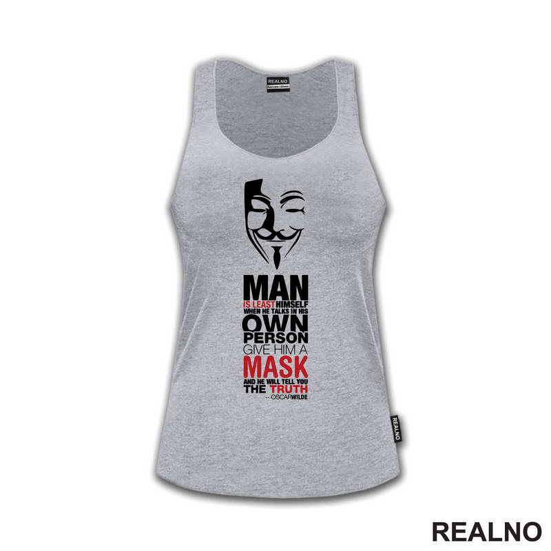 Give Him A Mask - Oscar Wilde - V for Vendetta - Filmovi - Majica