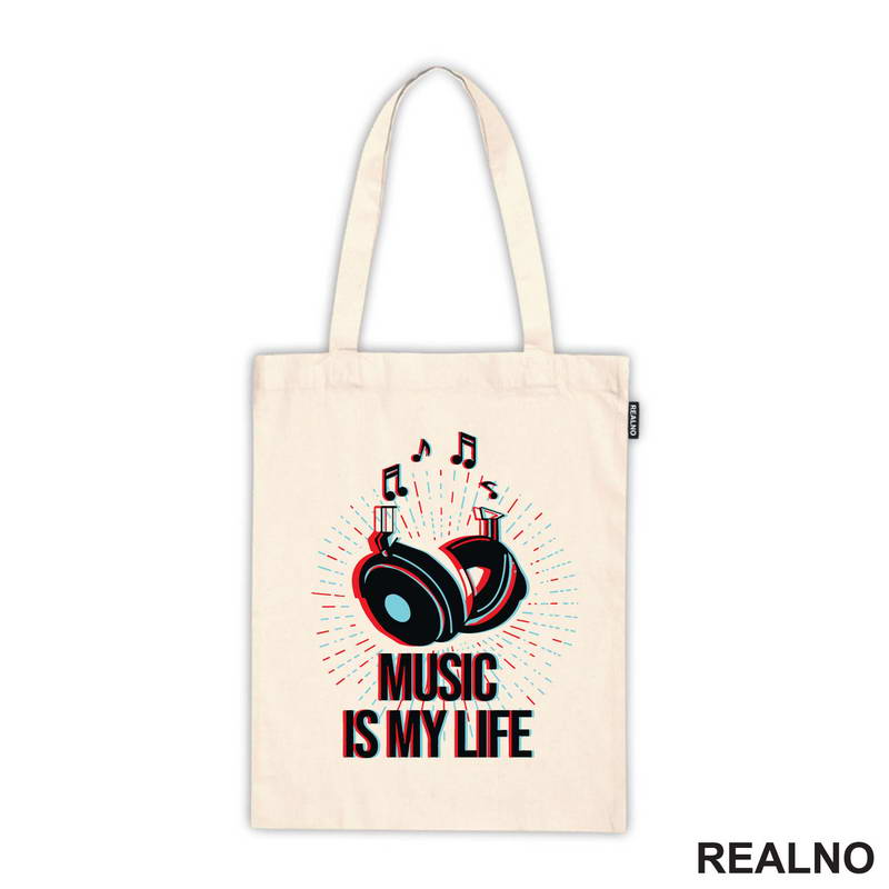 Music Is My Life - Notes - Muzika - Majica