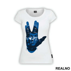 Vulcan Greeting - Spock - Blue - Star Trek - Majica