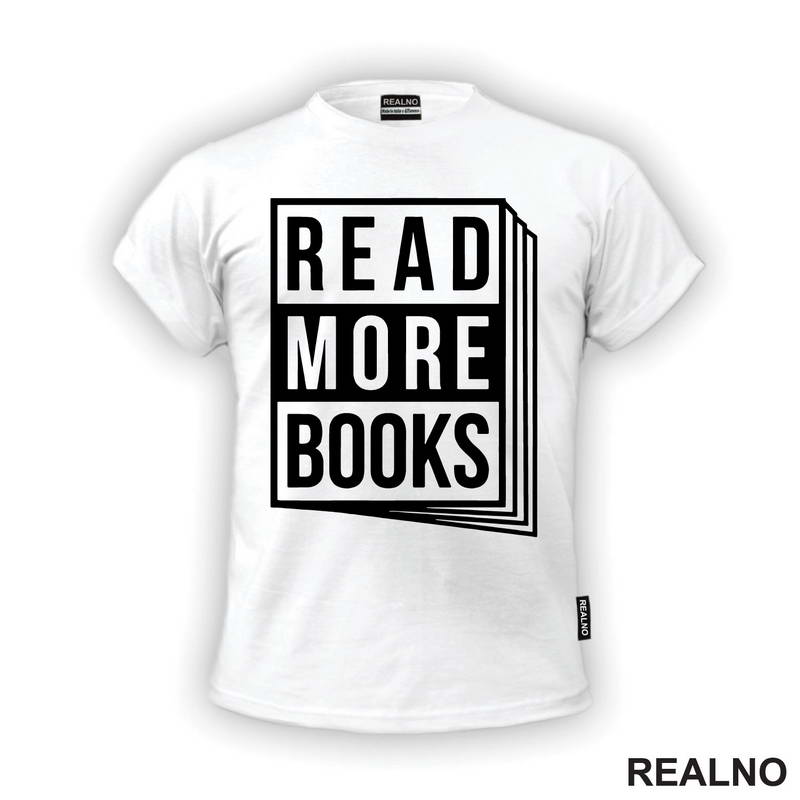 Read More Books - Books - Čitanje - Majica