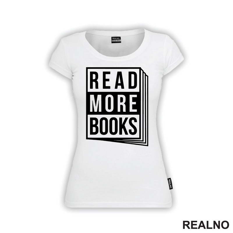 Read More Books - Books - Čitanje - Majica