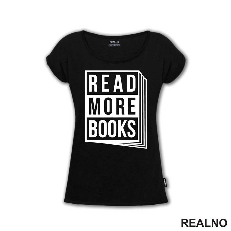 Read More Books - Books - Čitanje - Majica