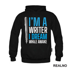 I'm A Writer. I Dream While Awake - Blue - Books - Čitanje - Majica