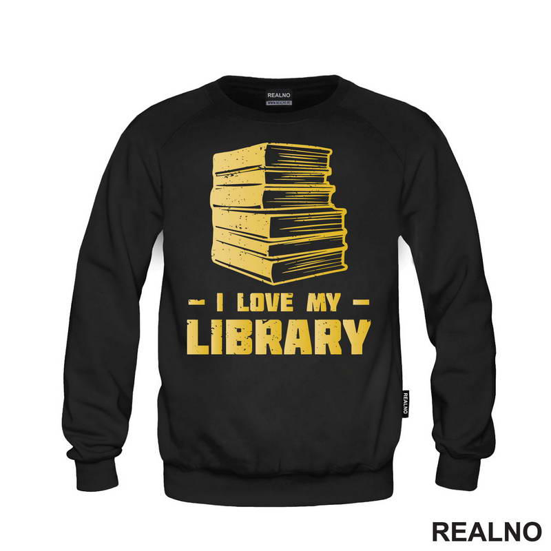 I Love My Library - Books - Čitanje - Majica