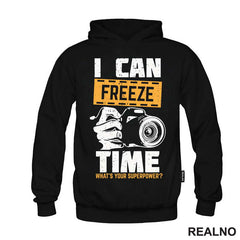 I Can Freeze Time. What's Your Superpower? - Orange - Photography - Majica