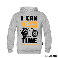 I Can Freeze Time. What's Your Superpower? - Orange - Photography - Majica