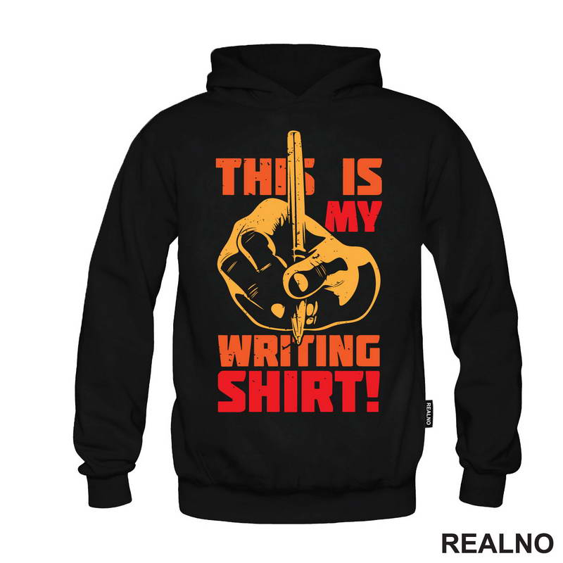 This Is My Writing Shirt! - Orange - Books - Čitanje - Majica