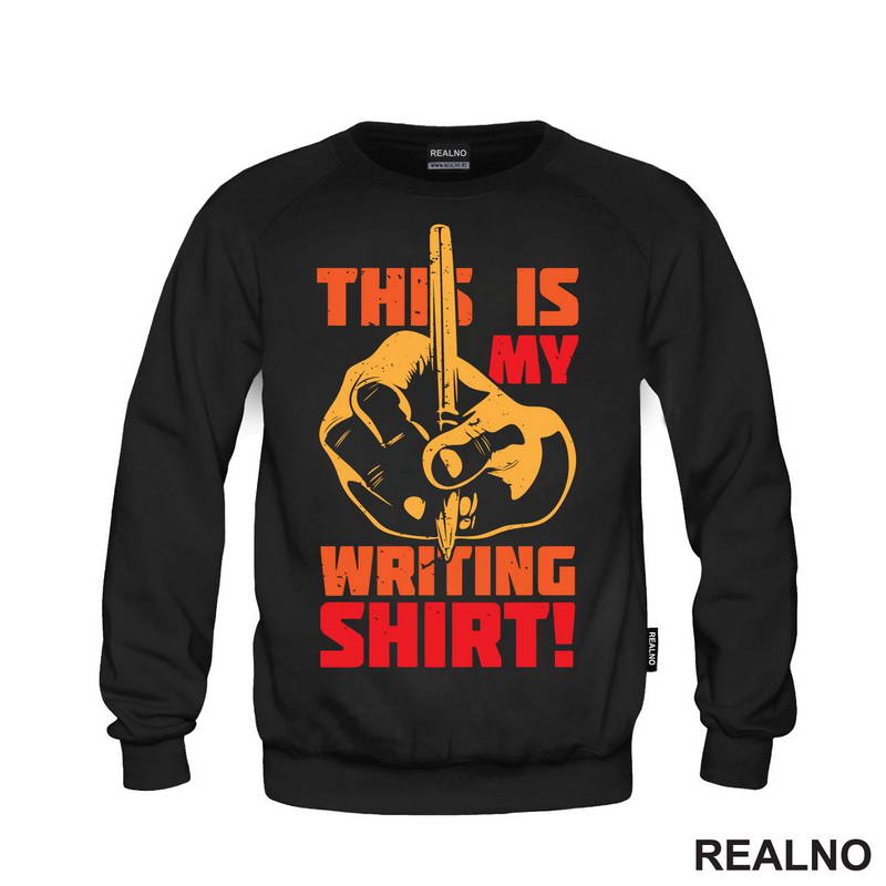 This Is My Writing Shirt! - Orange - Books - Čitanje - Majica