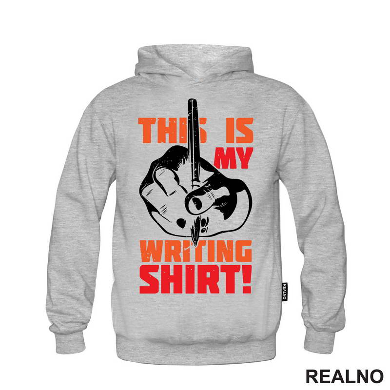 This Is My Writing Shirt! - Orange - Books - Čitanje - Majica