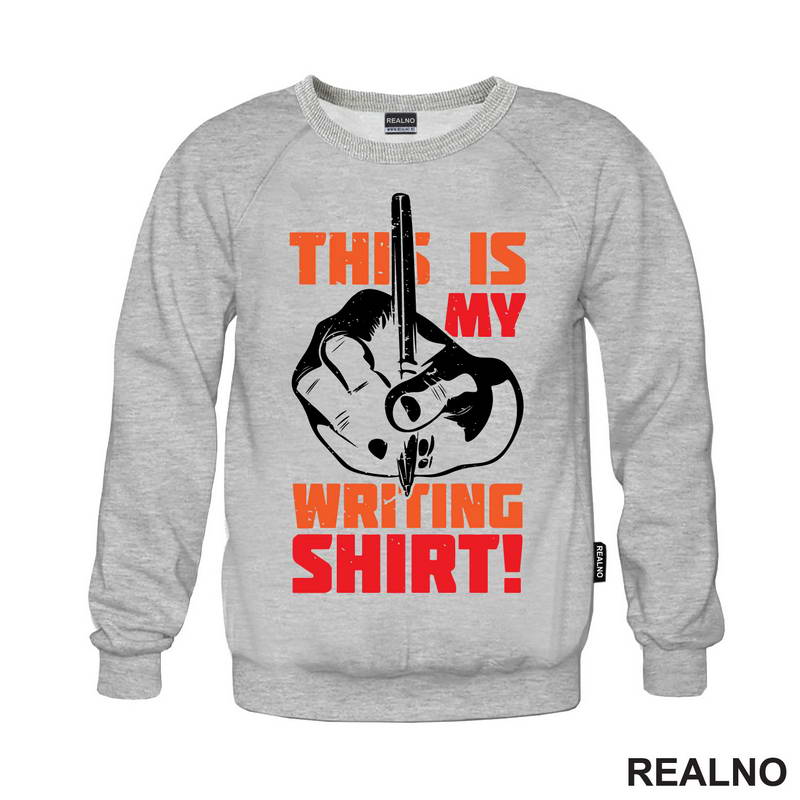This Is My Writing Shirt! - Orange - Books - Čitanje - Majica