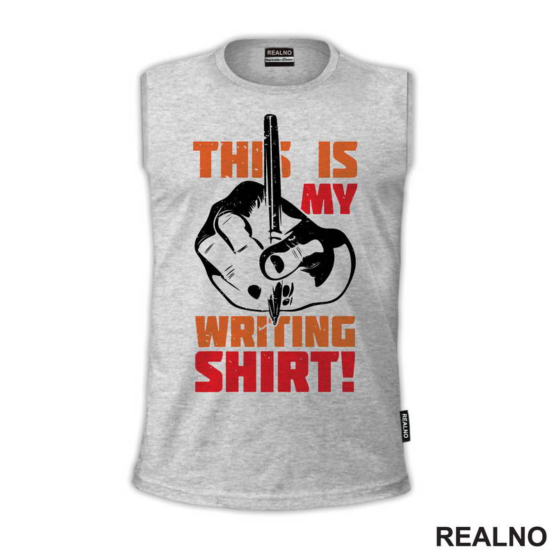 This Is My Writing Shirt! - Orange - Books - Čitanje - Majica