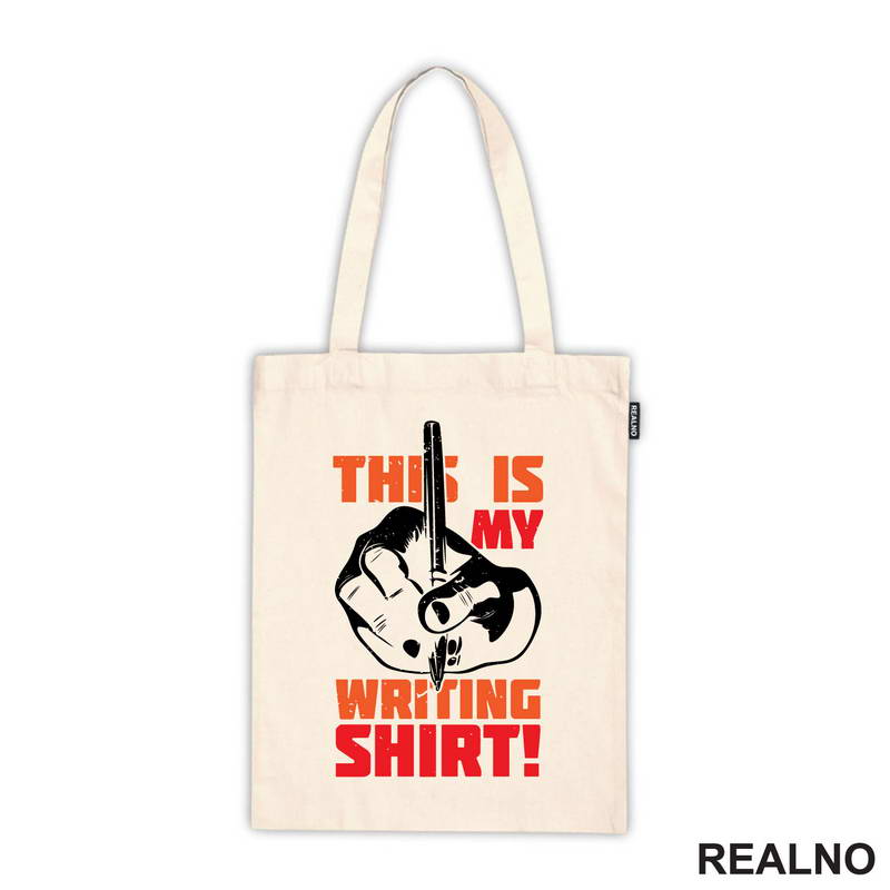 This Is My Writing Shirt! - Orange - Books - Čitanje - Majica