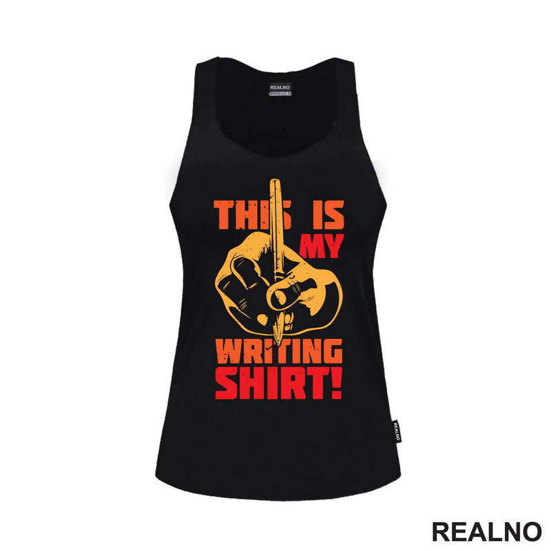 This Is My Writing Shirt! - Orange - Books - Čitanje - Majica