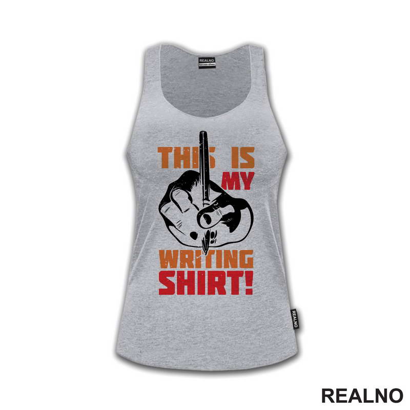 This Is My Writing Shirt! - Orange - Books - Čitanje - Majica
