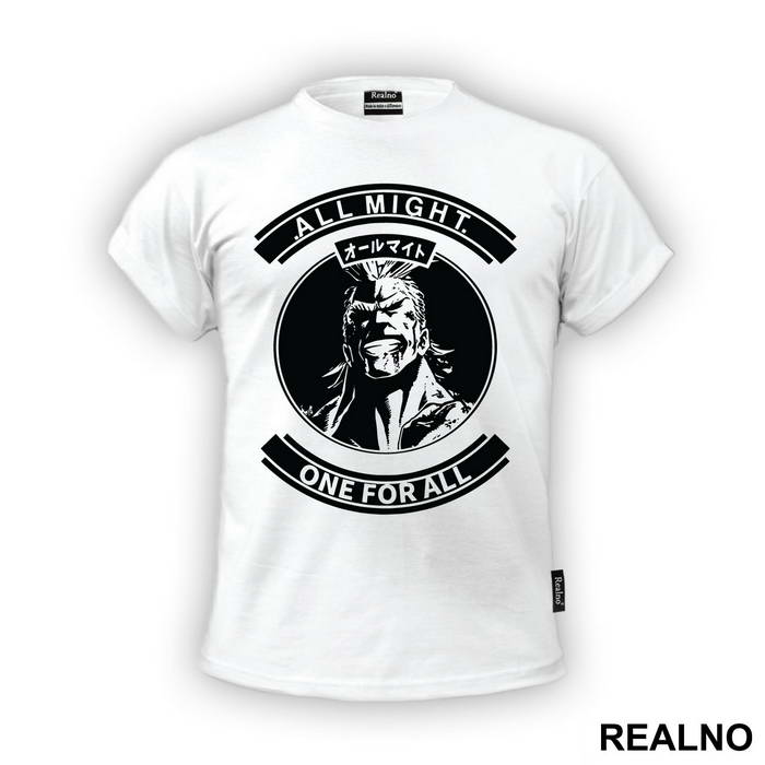 Allmight One for all - My Hero Academia - Majica