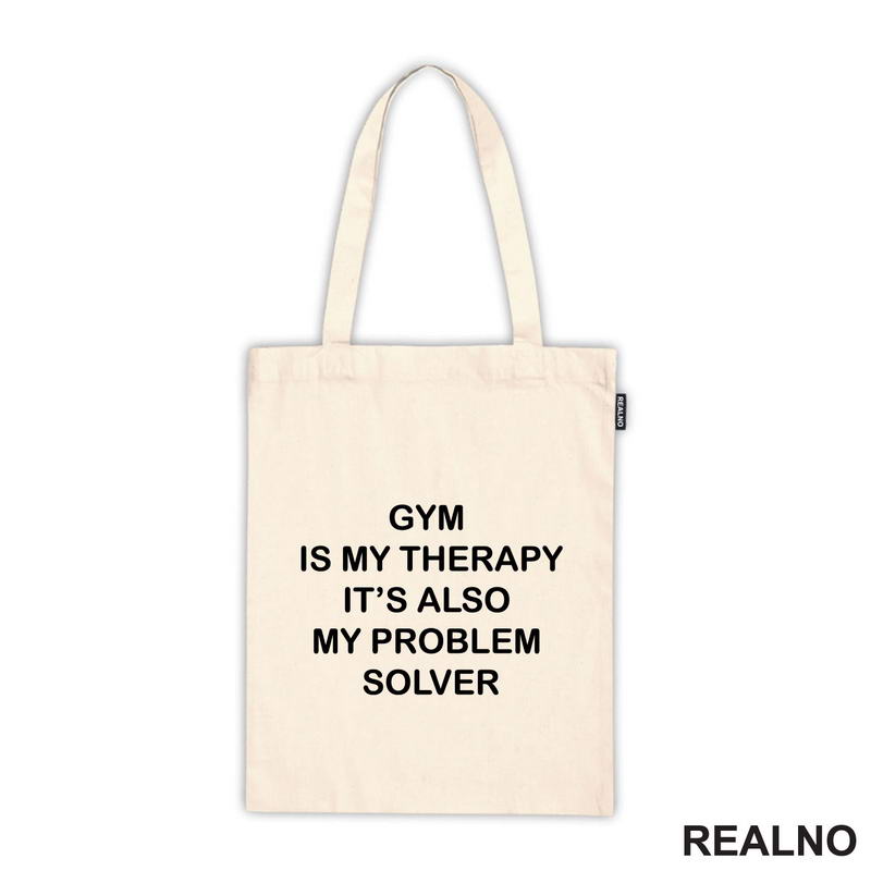Gym Is My Therapy. It's Also My Problem Solver - Trening - Majica