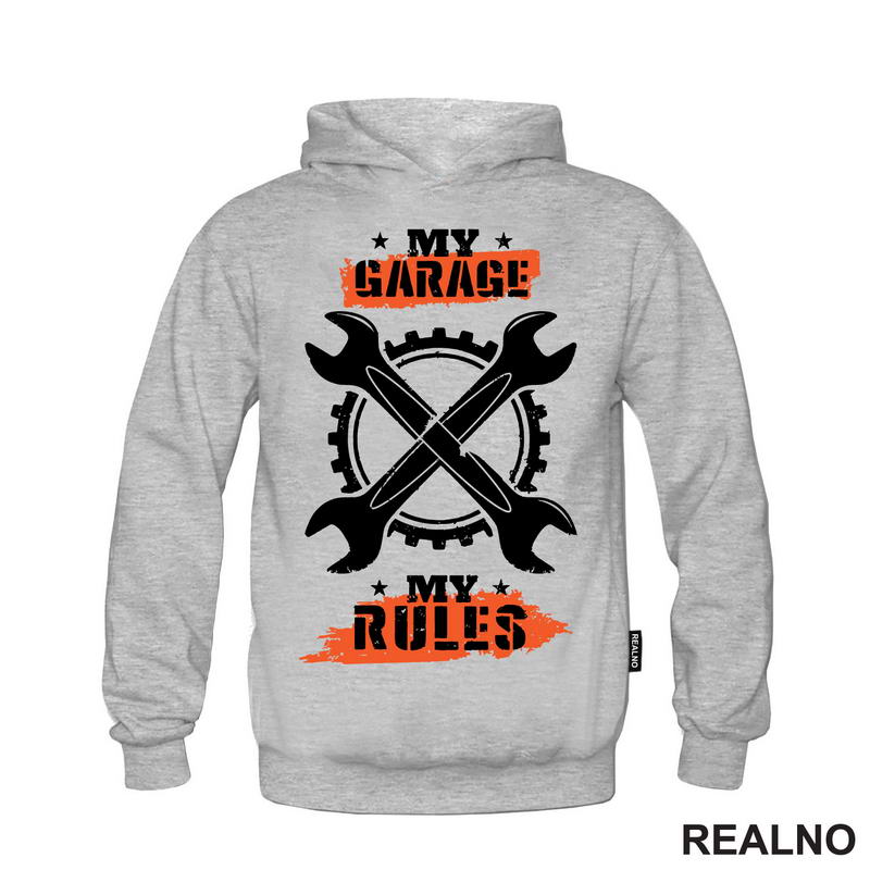 My Garage, My Rules - Orange - Radionica - Majstor - Majica