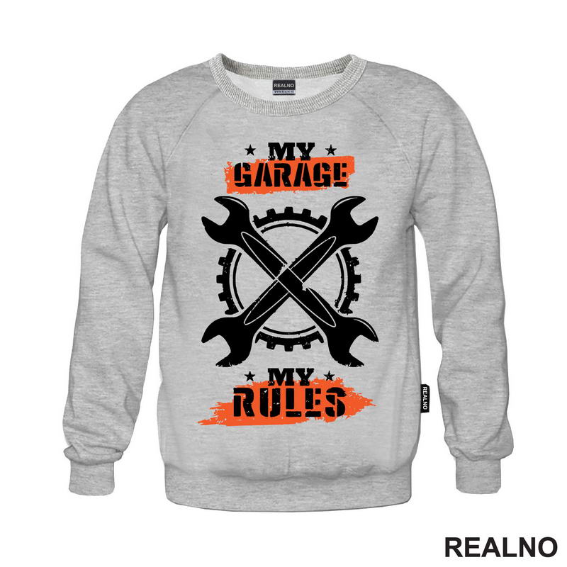 My Garage, My Rules - Orange - Radionica - Majstor - Majica
