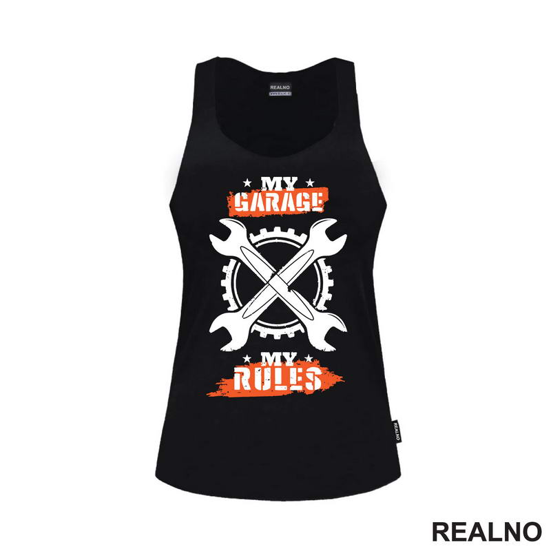 My Garage, My Rules - Orange - Radionica - Majstor - Majica